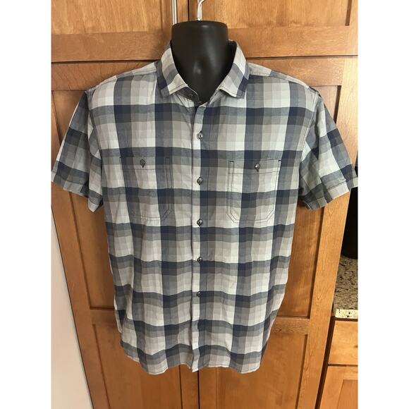 Kuhl Mens S/S Button Large 21.5” Chest Gray - Picture 2 of 8